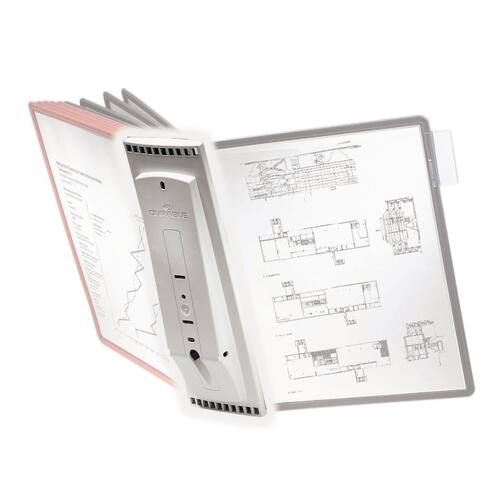 Durable SHERPA® Wandhalter für 10 Sichttafeln, A4, grau Artikelbild Secondary5 L