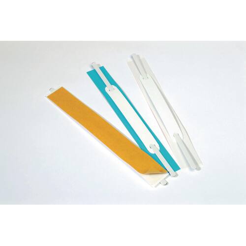 Durable Heftstreifen FLEXIFIX®, selbstklebend, 20 x 150 mm, weiß, 100 Stück Artikelbild