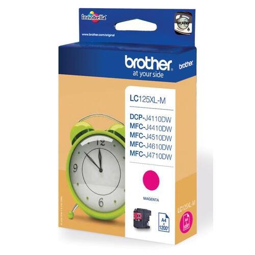 Brother Original Tintenpatrone LC-125XLM, Magenta Artikelbild
