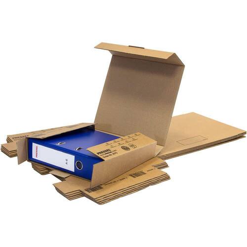 Pressel Ordnerversandbox Spar-Pack: 30+10 gratis, mit Steckverschluss, 75-80mm, Braun Artikelbild Secondary1 L
