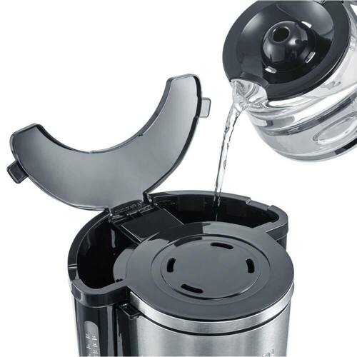 Severin KA 4845 Kaffeemaschine mit TypeSwitch, Filtermaschine, Filterkaffeemaschine, Schwarz, 1 Stück Artikelbild Secondary4 L