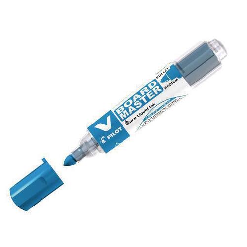 Pilot Begreen Whiteboard Marker V-Board Master Begreen, Boardmarker, Rundspitze, M, blau, 1 Stück Artikelbild