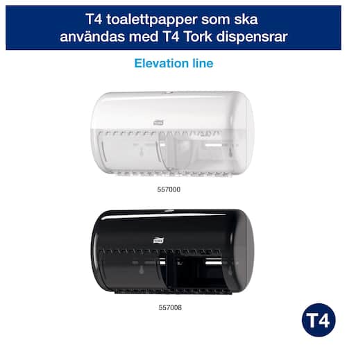 Tork Toilettenpapier Premium, WC-Papier, 3-lagig, 250 Blatt, weiß, 8 Rollen pro Packung Artikelbild Secondary2 L
