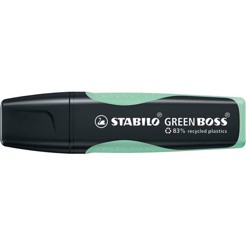 STABILO GREEN BOSS Textmarker, Leuchtmarker, Highlighter, 2-5mm, pastel minzgrün, 1 Stück Artikelbild Secondary2 L