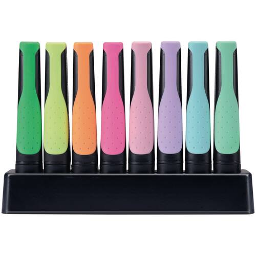 STABILO GREEN BOSS Textmarker, Leuchtmarker, Highlighter, Tischset, 2-5mm, farblich sortiert, 8 Stifte pro Packung, 1 Set Artikelbild Secondary2 L