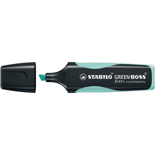 STABILO GREEN BOSS Textmarker, Leuchtmarker, Highlighter, 2-5mm, pastel türkis, 1 Stück Artikelbild