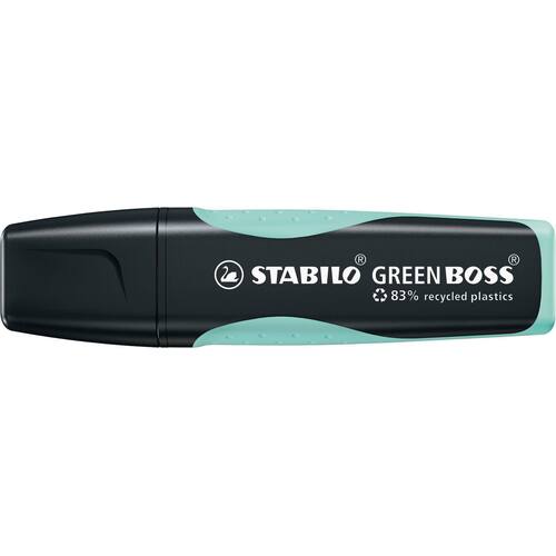 STABILO GREEN BOSS Textmarker, Leuchtmarker, Highlighter, 2-5mm, pastel türkis, 1 Stück Artikelbild Secondary2 L