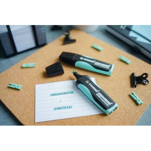 STABILO GREEN BOSS Textmarker, Leuchtmarker, Highlighter, 2-5mm, pastel türkis, 1 Stück Artikelbild Secondary3 L