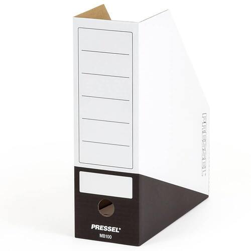 Pressel Magazine-Box, Weiß-Schwarz, 100 mm, A4, 20 Stück (vorher Art.Nr. 2000) Artikelbild Secondary1 L