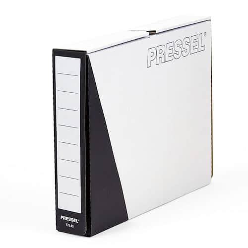 Pressel Ablagebox F75, Weiß-Schwarz, 75 mm, A3, 20 Stück (vorher Art.Nr. 2230) Artikelbild Secondary2 L