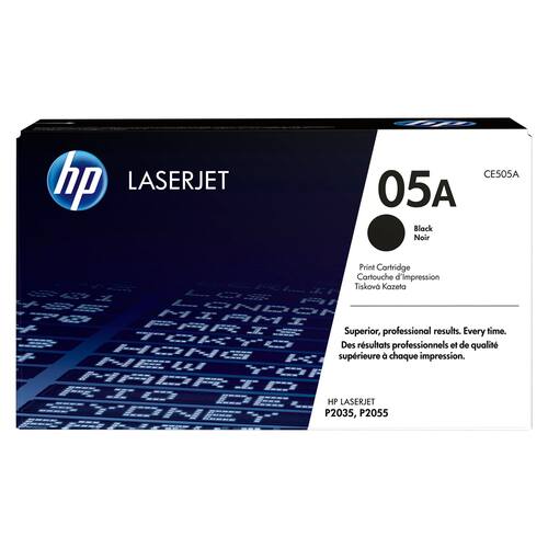 HP Original Toner, HP 05A, CE505A, Schwarz Artikelbild