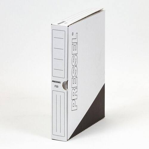 Pressel Ablagebox F50, Weiß-Schwarz, 50mm, 30 Stück (vorher Art.Nr. 230) Artikelbild Secondary1 L