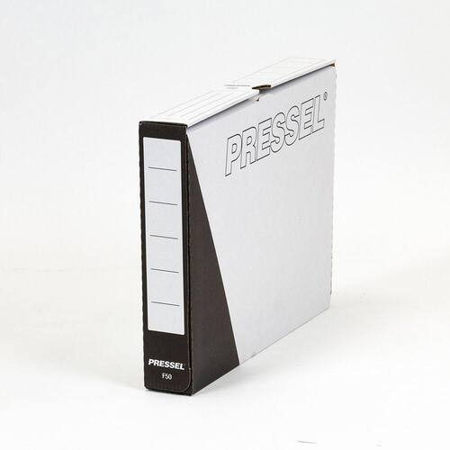 Pressel Ablagebox F50, Weiß-Schwarz, 50mm, 30 Stück (vorher Art.Nr. 230) Artikelbild Secondary2 L