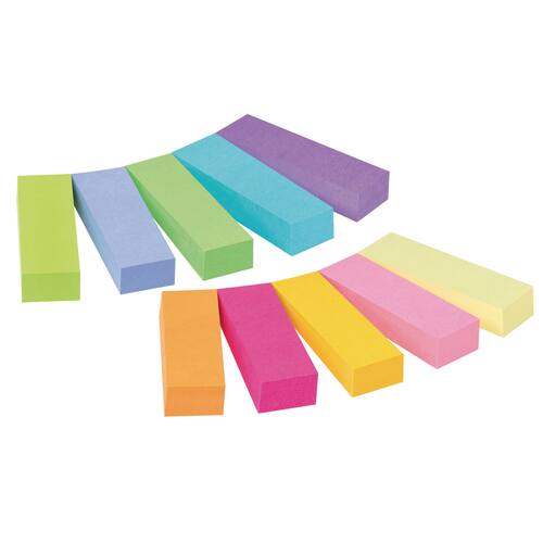 Post-it® Notes Marker Index-Haftstreifen, 5 Farben, 15x50 mm Artikelbild Secondary3 L