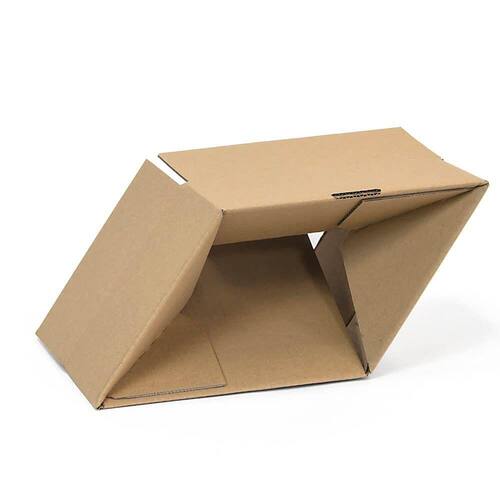 Pressel Faltkarton mit Automatikboden, Blitzbodenkarton, 1-wellig, 250x200x100mm, Braun, 20 Stück Artikelbild Secondary3 L