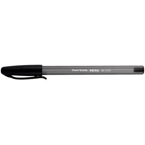 Paper Mate InkJoy 100 Kugelschreiber mit Kappe, Medium, schwarz, 1 Stück Artikelbild Secondary2 L