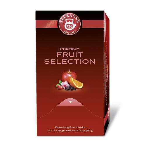 Teekanne Premium Tee Fruit Selection, Früchtetee, aromaversiegelt, 20 Teebeutel Artikelbild