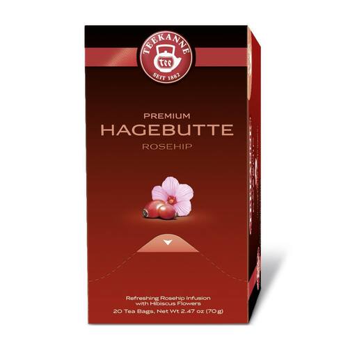 Teekanne Premium Tee Hagebutte, Früchtetee, aromaversiegelt, 20 Teebeutel Artikelbild