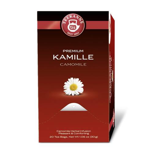 Teekanne Premium Tee Kamille, Kräutertee, aromaversiegelt, 20 Teebeutel Artikelbild