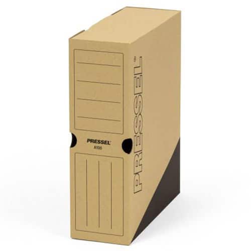 Pressel Archivbox A100, Natur, 100mm, Karton, neues Design, 20 Stück Artikelbild Secondary1 L