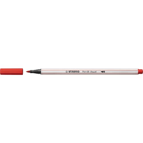 STABILO Pen 68 brush Premium-Filzstift mit Pinselspitze, im 24er-Kartonetui mit 19 verschiedenen Farben, 1 Packung Artikelbild Secondary1 L