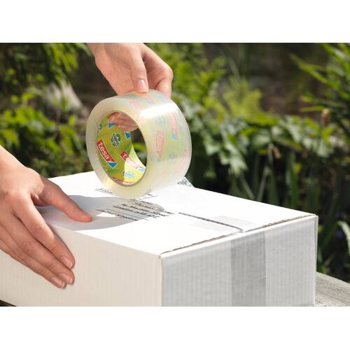 tesa® PP-Klebeband tesapack® Eco&Strong, transparent, 50mm, Nr.58153, Recycling, 1 Rolle Artikelbild Secondary1 L