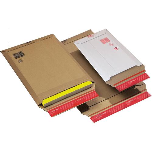 ColomPac Karton-Versandtasche mit Haftklebeverschluss und Aufreißfaden, 570x420x50mm, Braun, 50 Stück pro Packung, 3 Packungen Artikelbild Secondary1 L