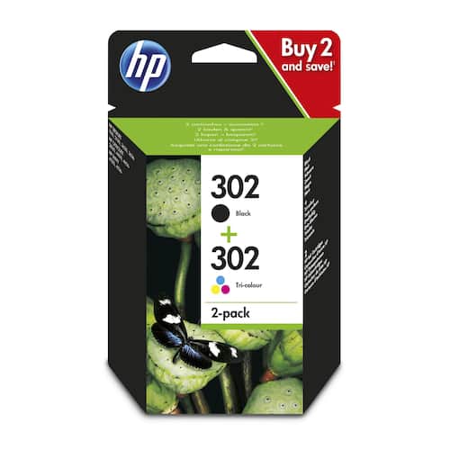 HP Original Tinte HP 302, Tintenpatrone, Druckerpatrone, CMYK, 4-farbig, Multipack, 1 Packung Artikelbild