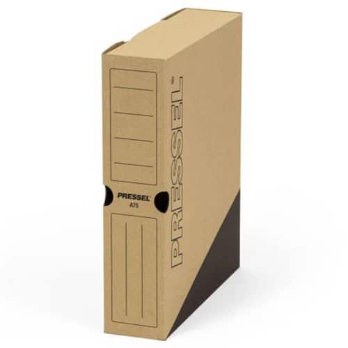 Pressel Archivbox A75, Natur, 75mm, Karton, neues Design, 20 Stück Artikelbild Secondary1 L