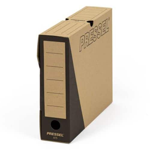 Pressel Archivbox A75, Natur, 75mm, Karton, neues Design, 20 Stück Artikelbild Secondary2 L