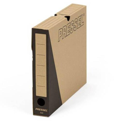 Pressel Archivbox A50, Natur, 50mm, Karton, neues Design, 30 Stück Artikelbild Secondary2 L
