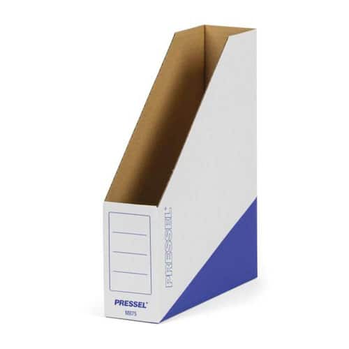 Pressel Magazine-Box, Weiß-Blau, 75 mm, A4, 20 Stück (vorher Art.Nr. 276102) Artikelbild Secondary1 L