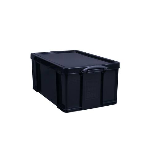 Really Useful Box Aufbewahrungsbox, 64 Liter, 710x440x310mm, stapelbar, schwarz, 1 Stück Artikelbild Secondary1 L