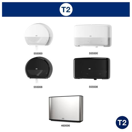 Tork Toilettenpapier Advanced Mini Jumbo, Tissue, 2-lagig, weiß, 12 Rollen Artikelbild Secondary9 L
