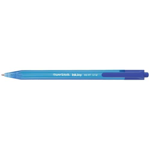 Paper Mate Inkjoy™ 100 RT Kugelschreiber mit Druckmechanik, blau, 100 Stück Artikelbild Secondary1 L