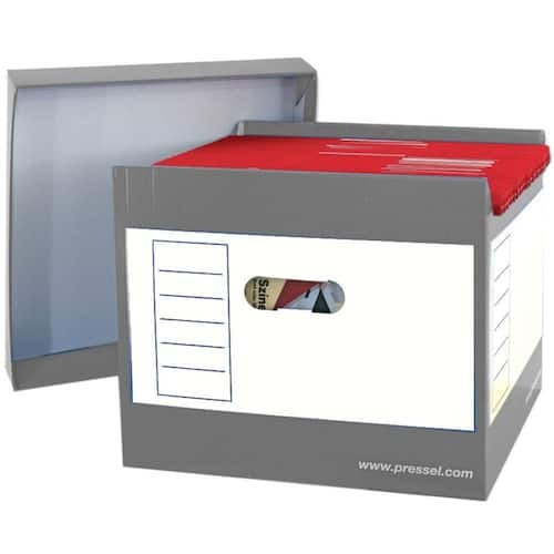 Pressel Top-Portable Box, Hängemappenbox, grau, 4+2 gratis, 1 Set Artikelbild Secondary1 L