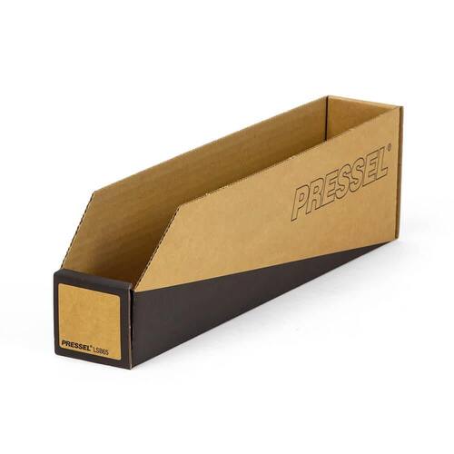 Pressel Lagersichtbox Natur/Schwarz, 390x65x110mm, 30 Stück (vorher Art.Nr. 901509) Artikelbild