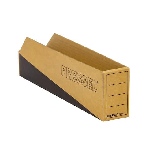 Pressel Lagersichtbox Natur/Schwarz, 390x65x110mm, 30 Stück (vorher Art.Nr. 901509) Artikelbild Secondary2 L