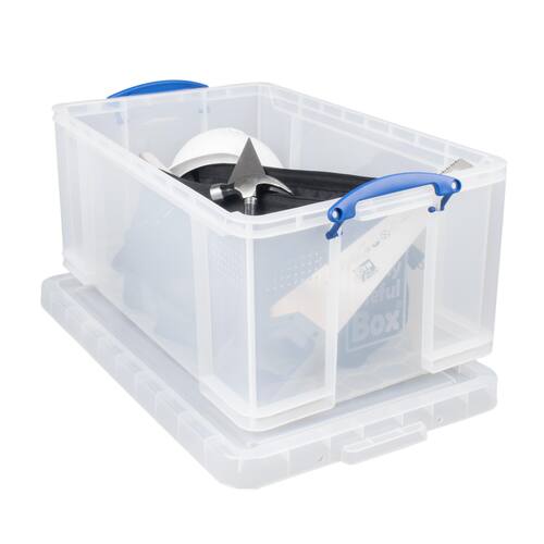 Really Useful Box Kunststoffbox, transparent, 64l, 710x310x440 mm Artikelbild Secondary2 L