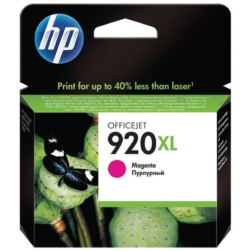 HP Original Tintenpatronen HP 920 XL, CD973AE, Magenta Artikelbild Secondary1 L