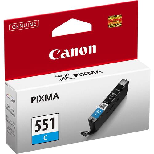 Canon Original Tintenpatrone CLI-551C, Druckerpatrone, Cyan, 1 Stück Artikelbild