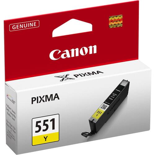 Canon Original Tintenpatrone CLI-551 Y, Druckerpatrone, Gelb, 1 Stück Artikelbild