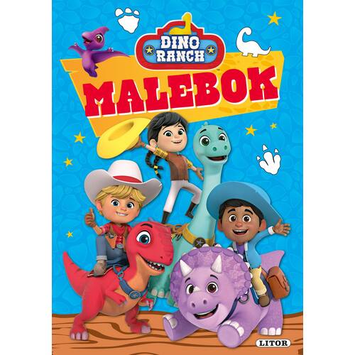Malebok Dino Ranch produktbilde
