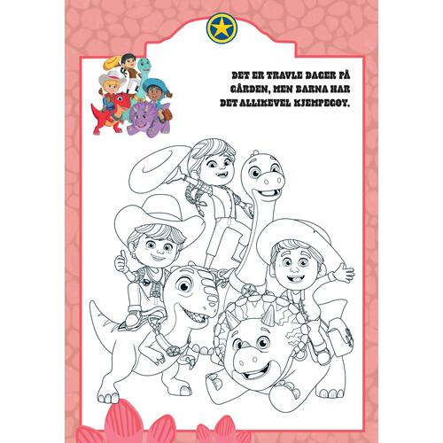 Malebok Dino Ranch produktbilde Secondary2 L
