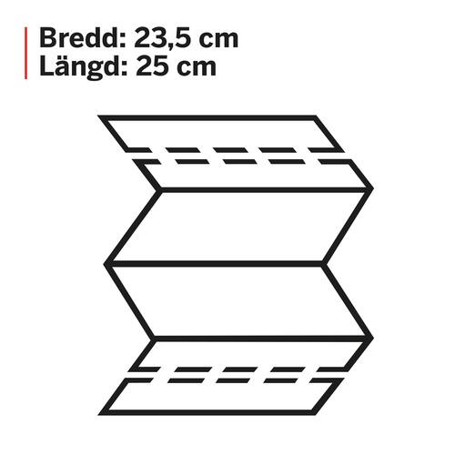 KATRIN Pappershandduk One Stop M2, 2-lagers vit produktfoto Secondary3 L