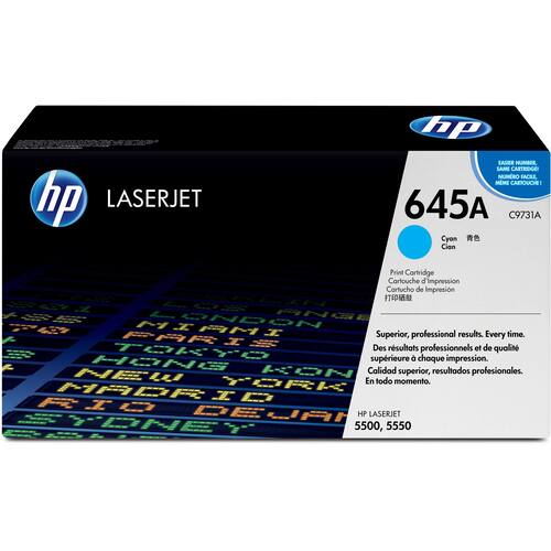 HP Original Toner, HP 645A, C9731A, Cyan Artikelbild