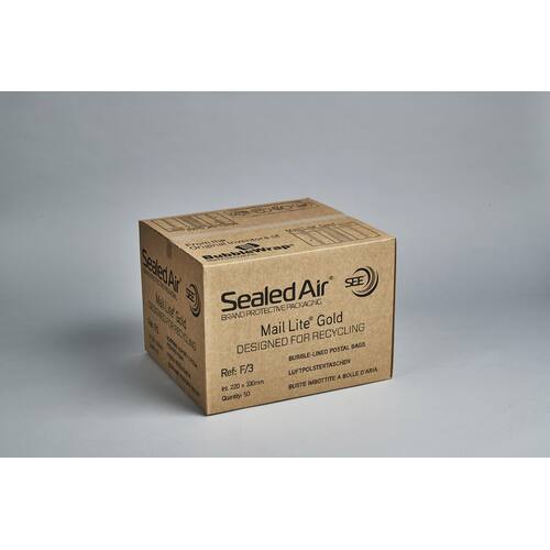 Mail Lite® Luftpolsterversandtasche, F/3, 220x330mm, braun, 50 Stück pro Packung Artikelbild Secondary2 L