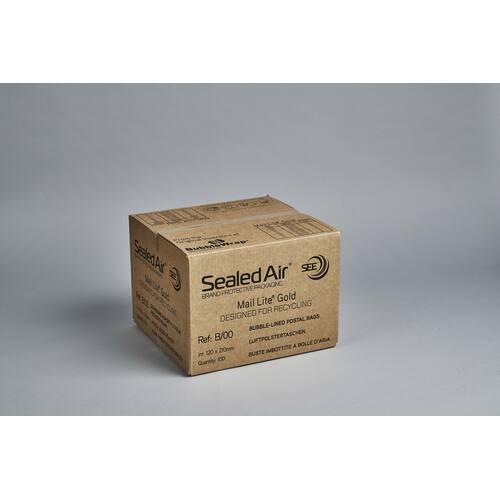 Mail Lite® Luftpolsterversandtasche, B/00, 120x210mm, braun, 100 Stück pro Packung Artikelbild Secondary1 L