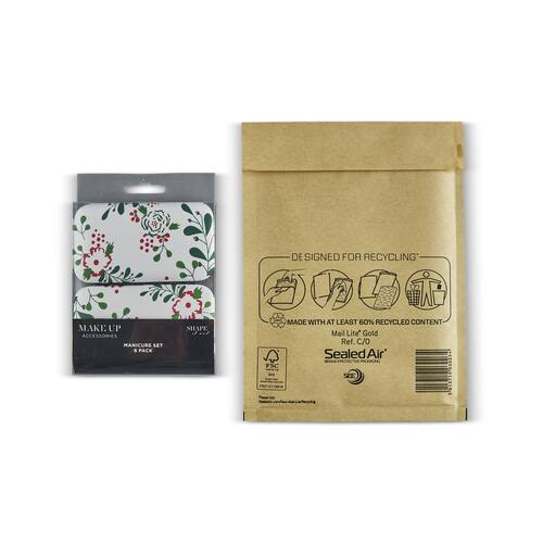 Mail Lite® Luftpolsterversandtasche, C/0, 150x210mm, braun, 100 Stück pro Packung Artikelbild Secondary1 L