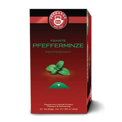 Teekanne Premium Tee Pfefferminze, Kräutertee, aromaversiegelt, 20 Teebeutel Artikelbild Secondary1 L